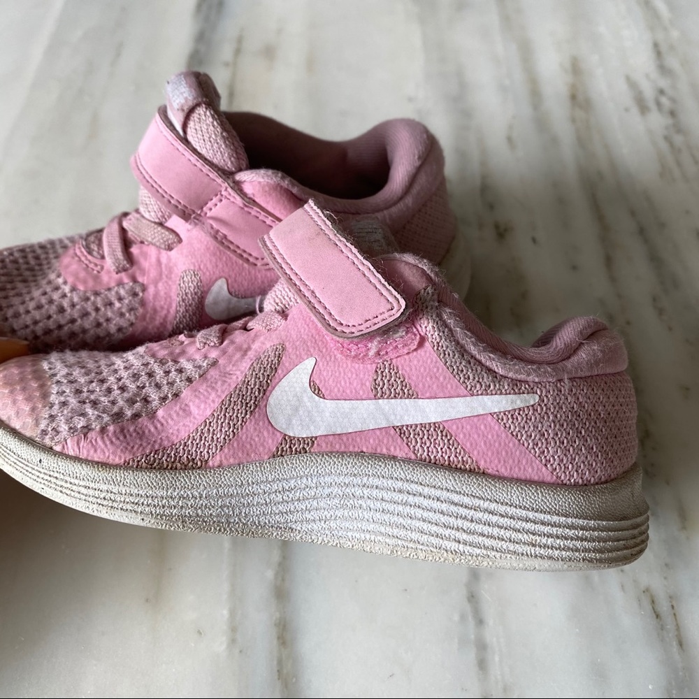 Pink + White Nikes